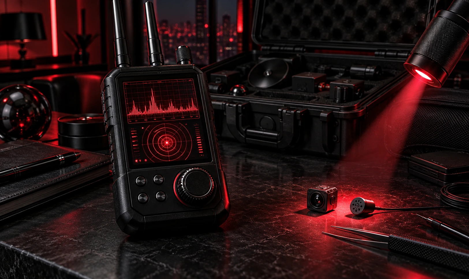 Equipamentos de monitoramento e segurança